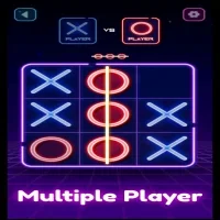 Glowing Tic-Tac-Toe 2 players